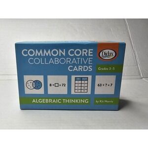 Didax Common Core Collaborative Cards Algebraic Thinking Grades 3–5 Math...